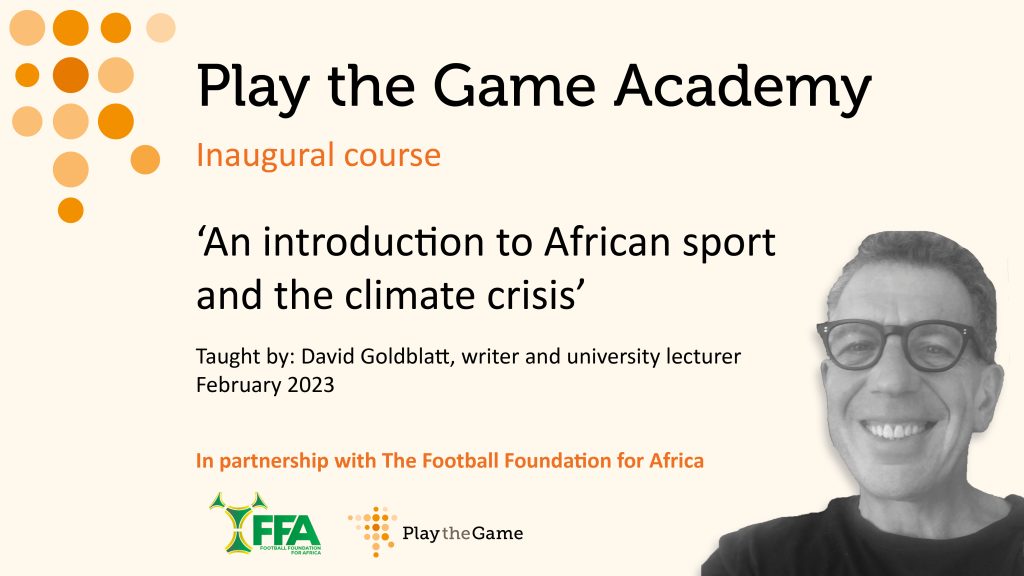 African Sport and the Climate Crisis
