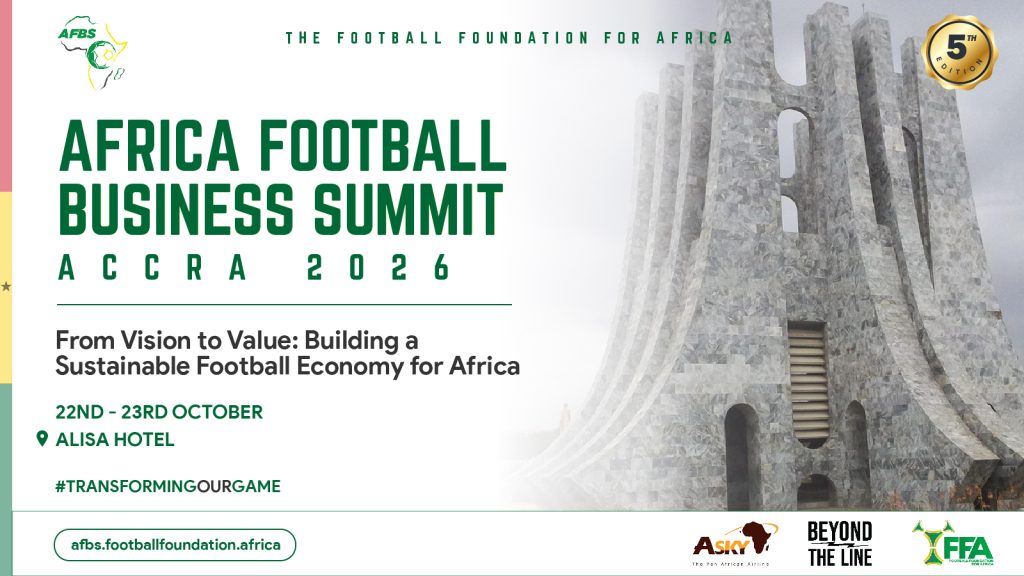 Africa Football Business Summit 2026 Official Poster